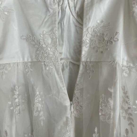 My Darling Daydreamer White Lace Bustier Midi Dress - Picture 7 of 7